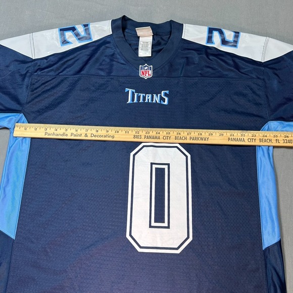 NFL Tennessee Titans #00  Authentic Jersey Mens XL/TG/EG Length Sewn - Picture 8 of 13